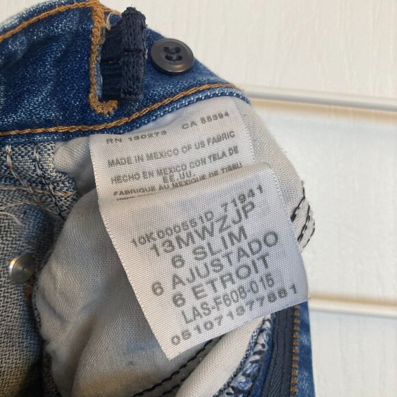 Wrangler Jeans Straight Leg 6 Slim - Picture 3 of 4